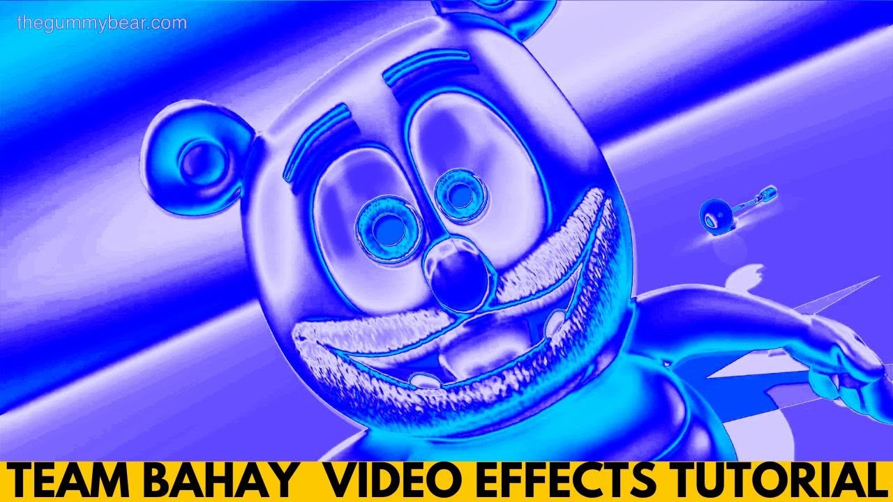 (Video Tutorial) CHORDED CUBED EFFECT Gummy Bear Gummibär Song & clips - VIDEO & AUDIO EFFECTS EDIT