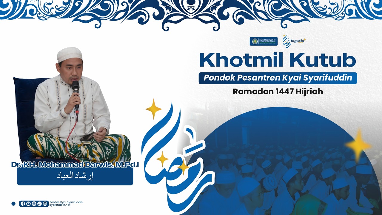 🔴(LIVE) KHOTMIL KUTUB || Dr. KH. Mohammad Darwis, M.Pd.I || Kitab Irsyadul Ibad