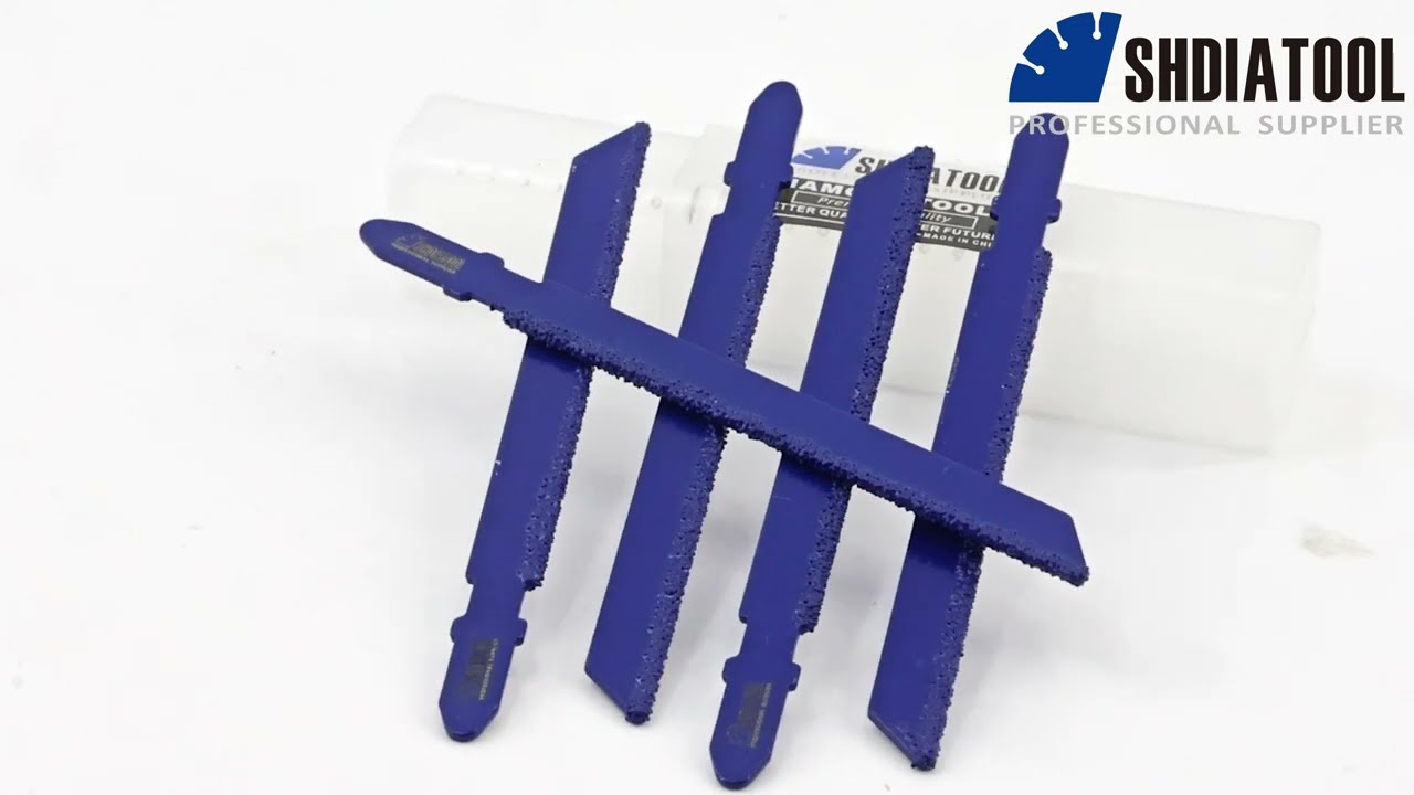 A884 T-Shank Jigsaw Blade Brazed Diamond Coated Jig Saw Blade for Marble Granite Tile Ceramic