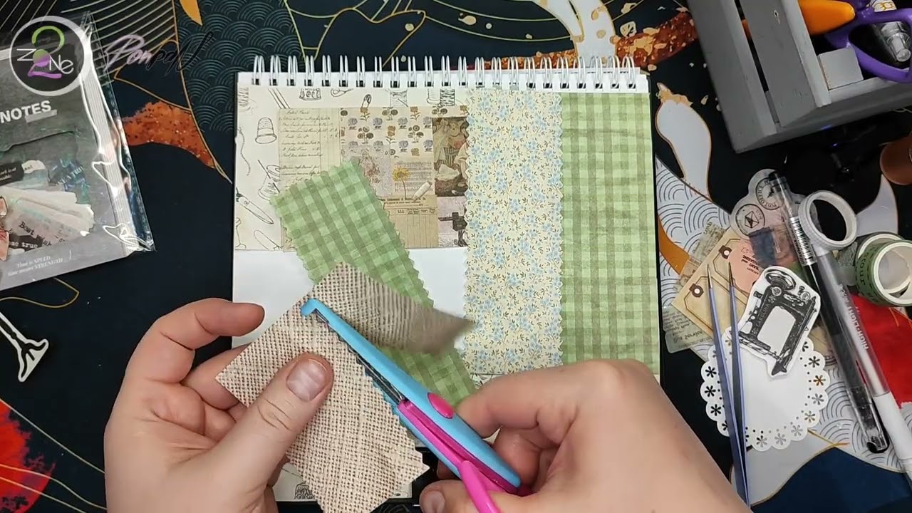 ASMR-scrapbooking: fashion
