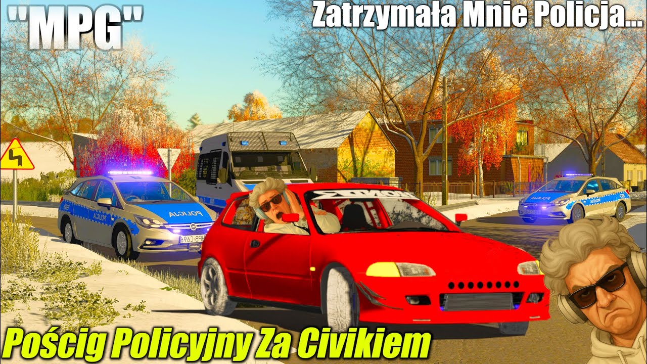 🔥Policja Zatrzymała mnie!😰W Hondzie Civic😱Gdy Jechałam 260 Km/H🔥 #MPG [#522] FS22