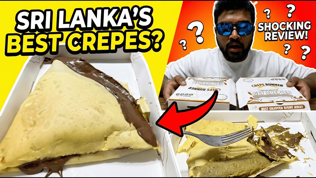Sri Lanka වල Best Crepes ද? 😱 | Crepe Runner. 