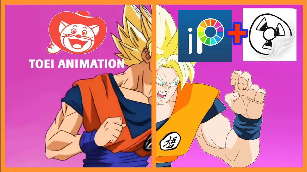 How I REanimated Goku vs Beerus on My Phone! #dragonball #flipaclip #ibispaint #animation