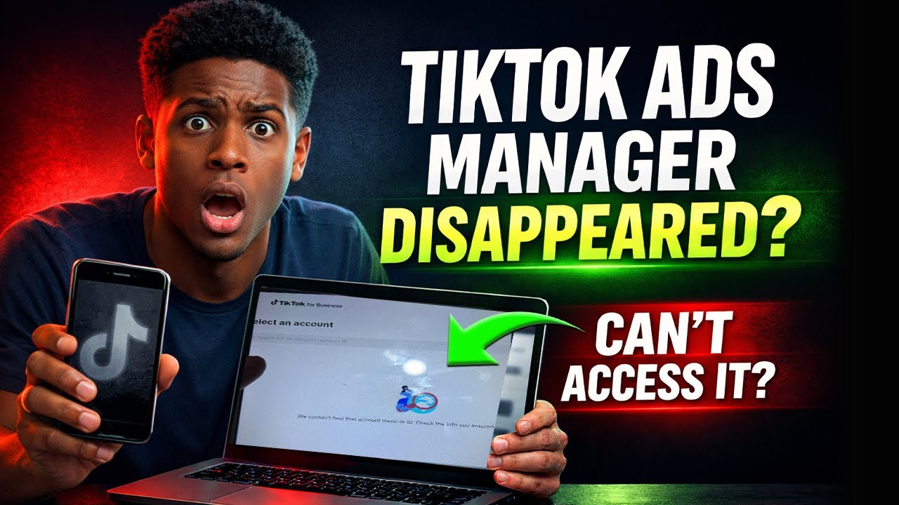 Can’t Find TikTok Ads Manager Account? Here’s Why (Fix in Minutes)