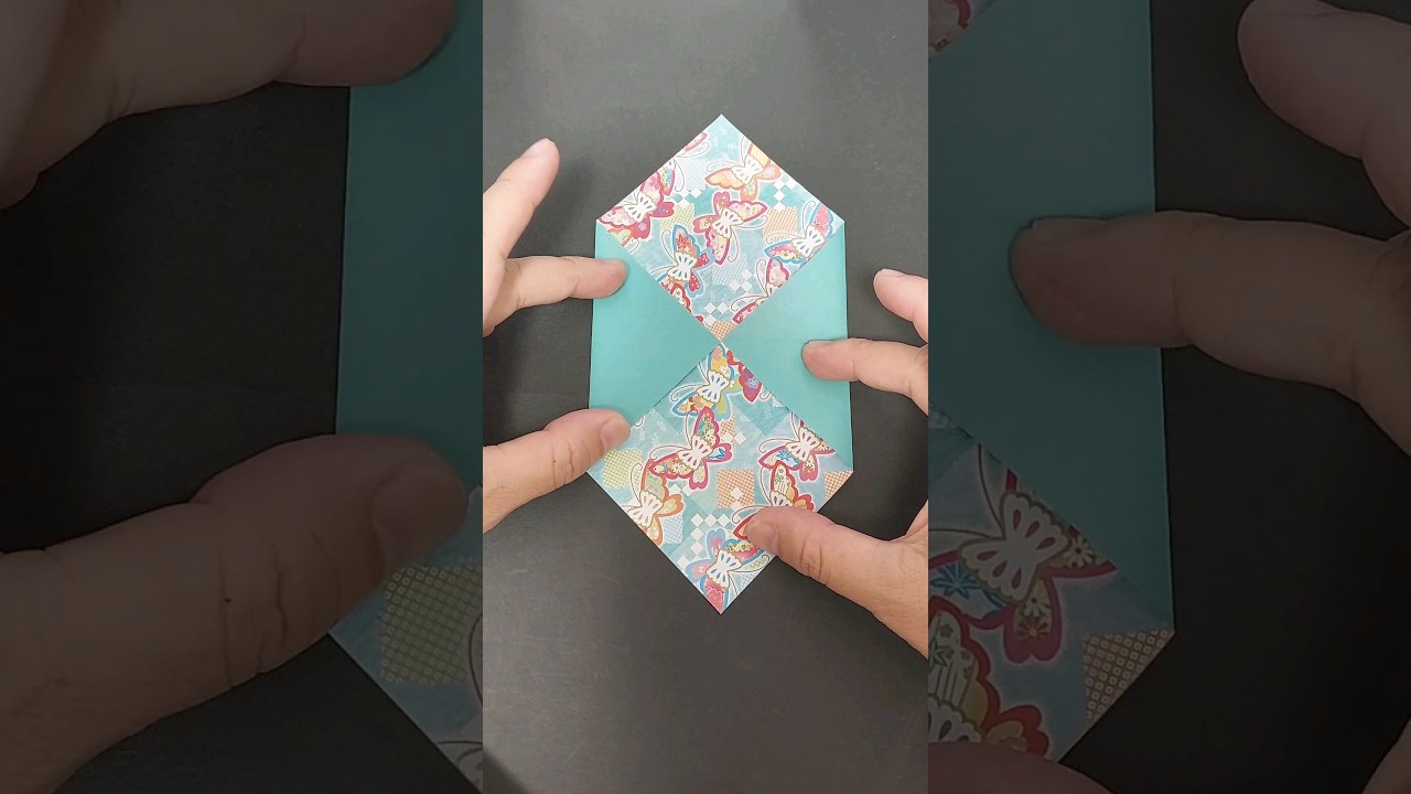Origami box 38: C&aacute;ch gấp hộp thu gọn si&ecirc;u dễ #origami #gấpgiấy #diy