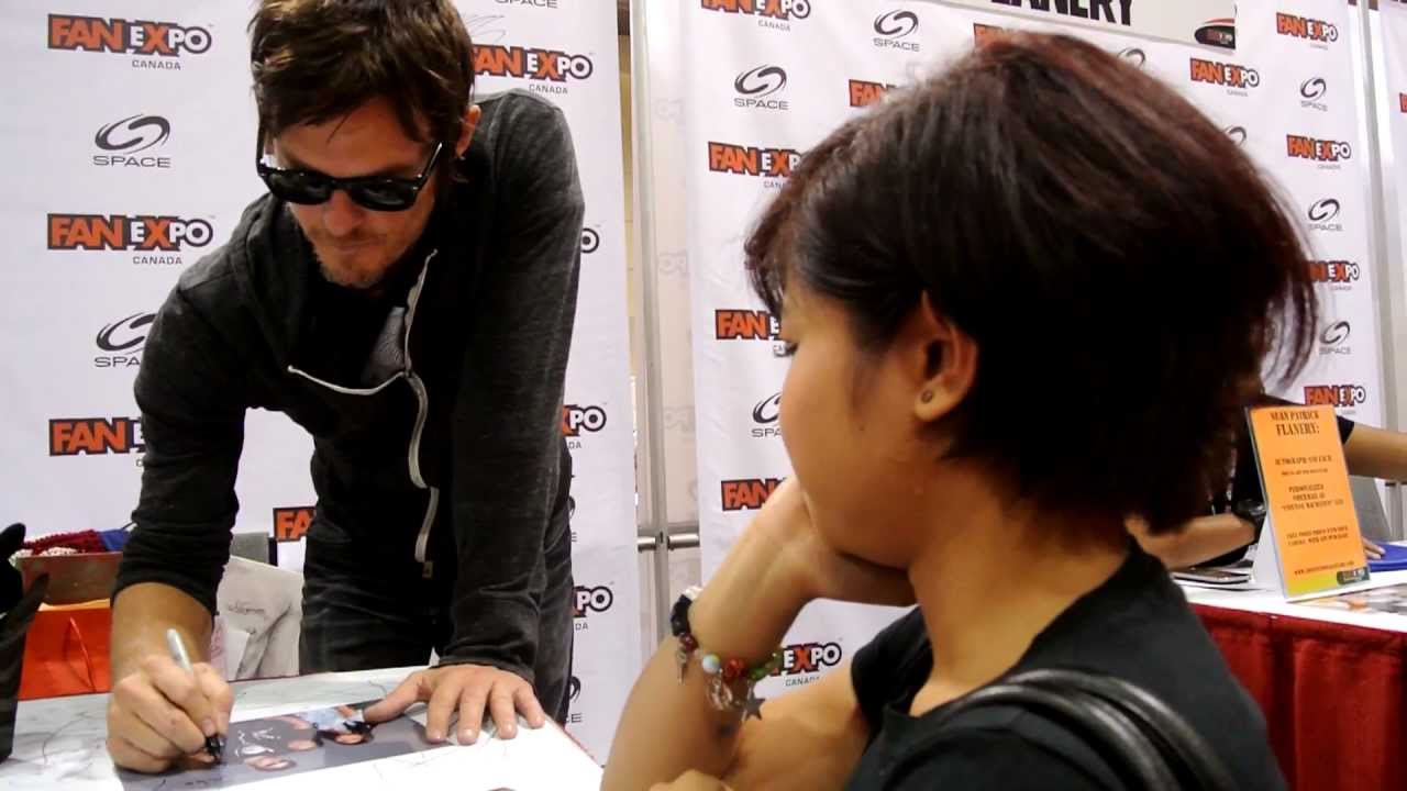 MEETING NORMAN REEDUS AT FAN EXPO CANADA!!