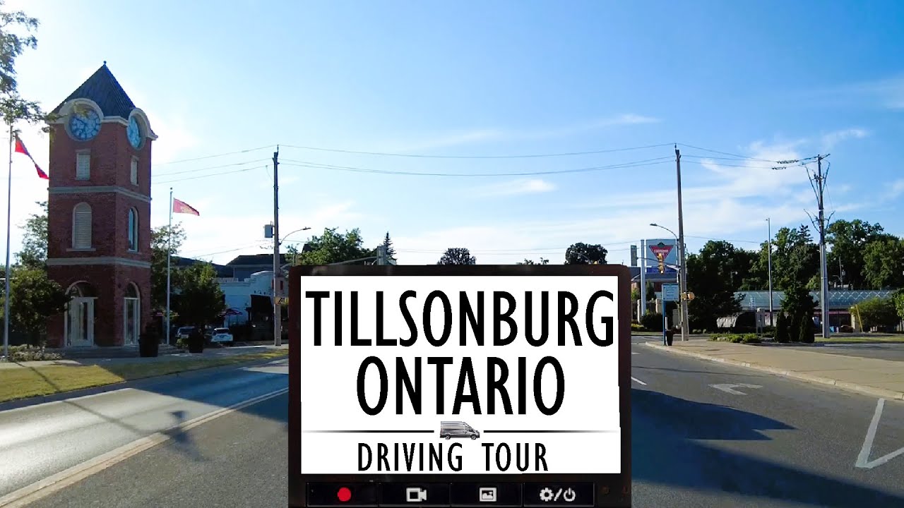 🚗 Exploring Tillsonburg, Ontario in 4K! 🌳 Scenic Drive Through Countryside & Small-Town Charm 🏡
