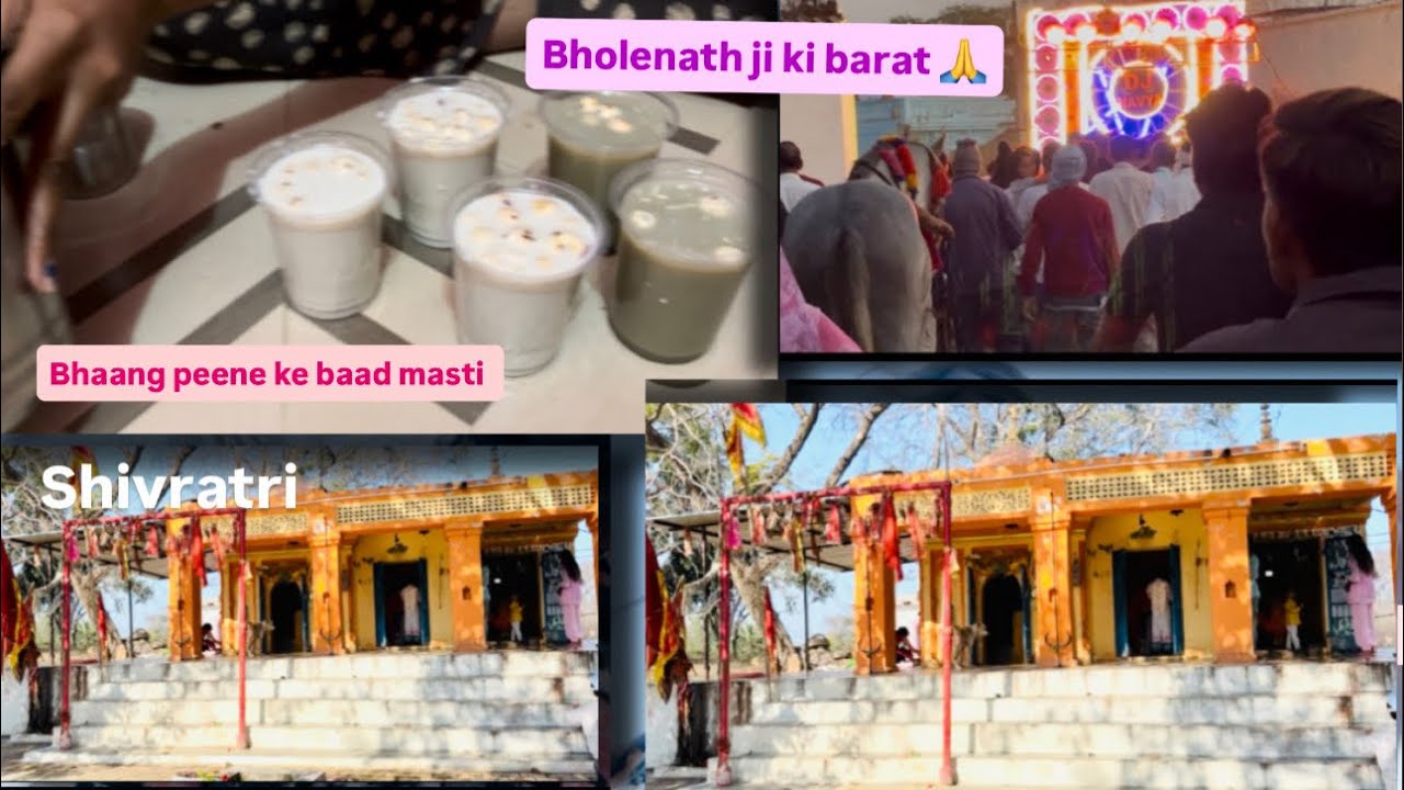 Shivratri per pee sab ne bhaang 😅😅