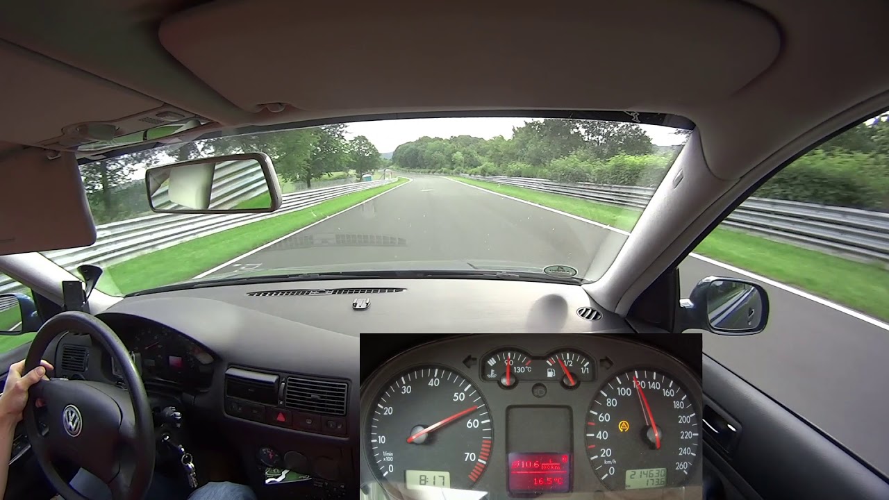 Under 9 !!! Golf 4 1.6 16V Touristenfahrten Nordschleife
