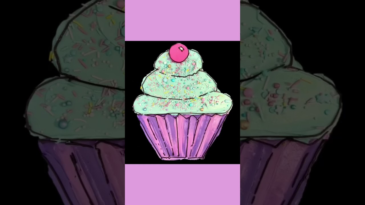 A giant cupcake made of cupcakes! 🧁