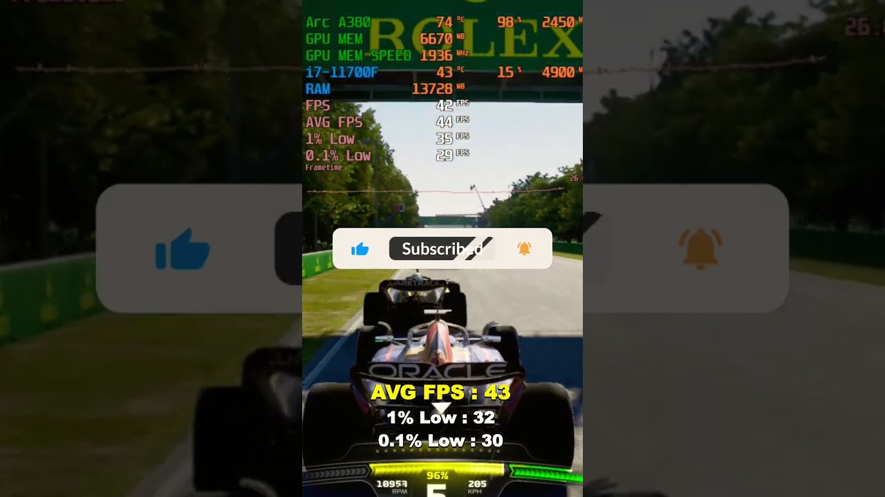 F1 23 - INTEL ARC A380 [Benchmark] 