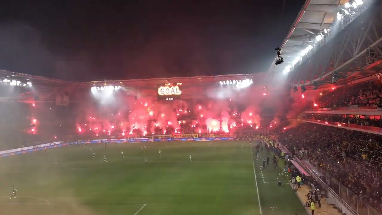 ΑΕΚ-ΠΑΟ 1-0 - ΠΑΝΗΓΥΡΙΣΜΟΙ ΣΤΟ ΓΚΟΛ ΤΟΥ ΠΙΝΕΔΑ - OPAP ARENA 08/01/2023