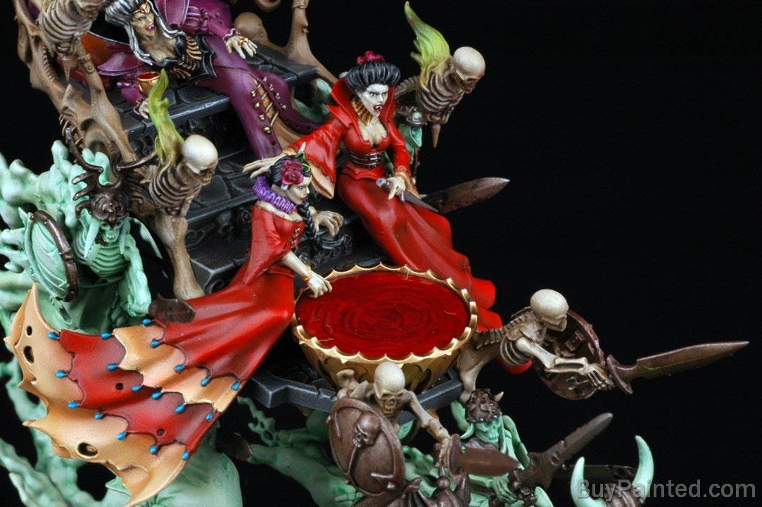 How to paint the Coven Throne? Warhammer Fantasy Vampire Counts | Buypainted