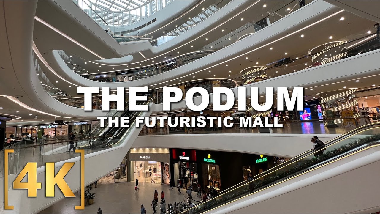 The Philippines' Most Futuristic Looking Mall - THE PODIUM | SM Malls | Full Walking Tour