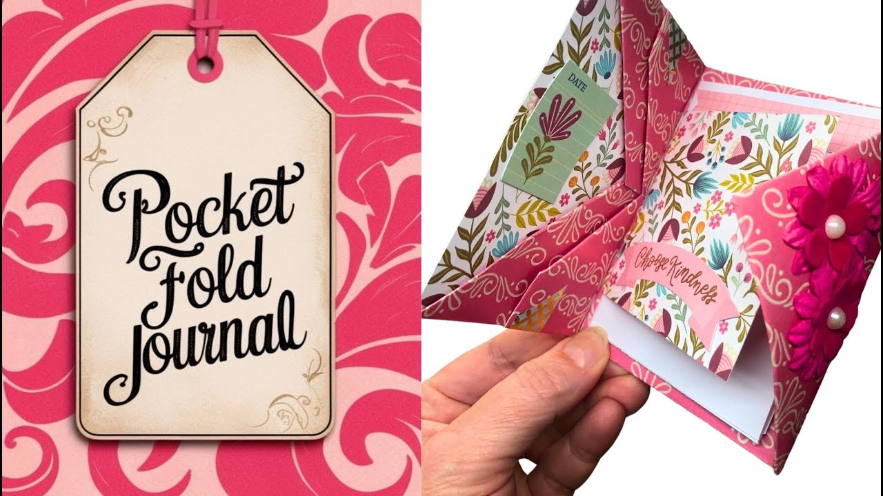 Pocket Journal | One Sheet of Paper | EASY and FUN!