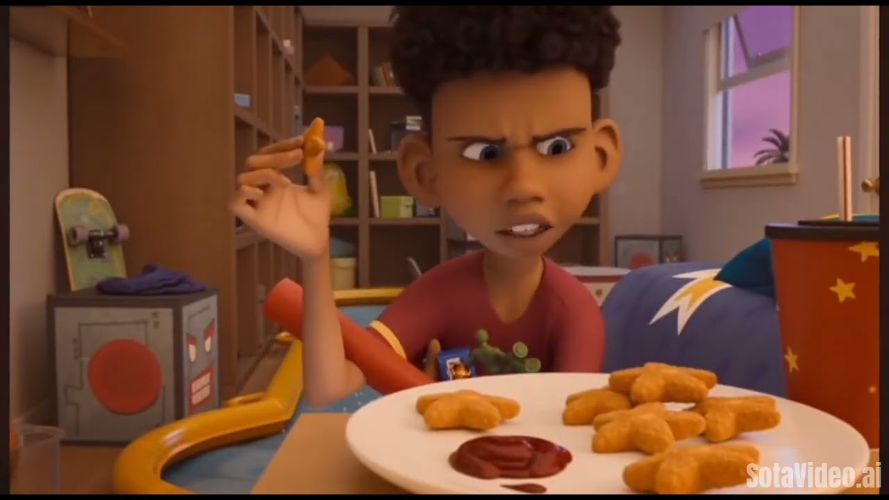 He hates chicken stars
