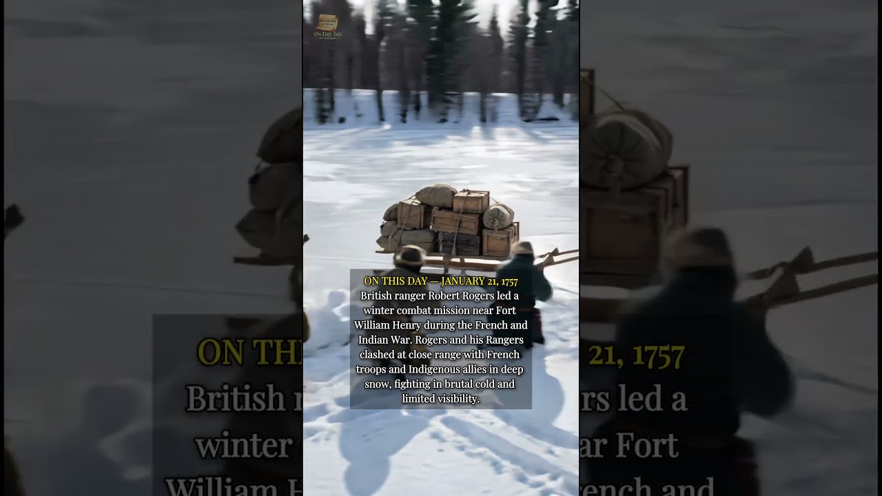 In the frozen wilderness near Fort William Henry 1757