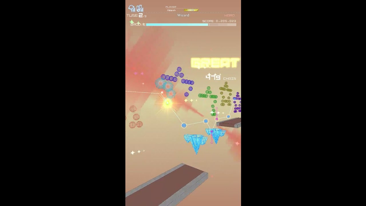 Wizard [HARD] FULL CHAIN 【GROOVE COASTER 3】