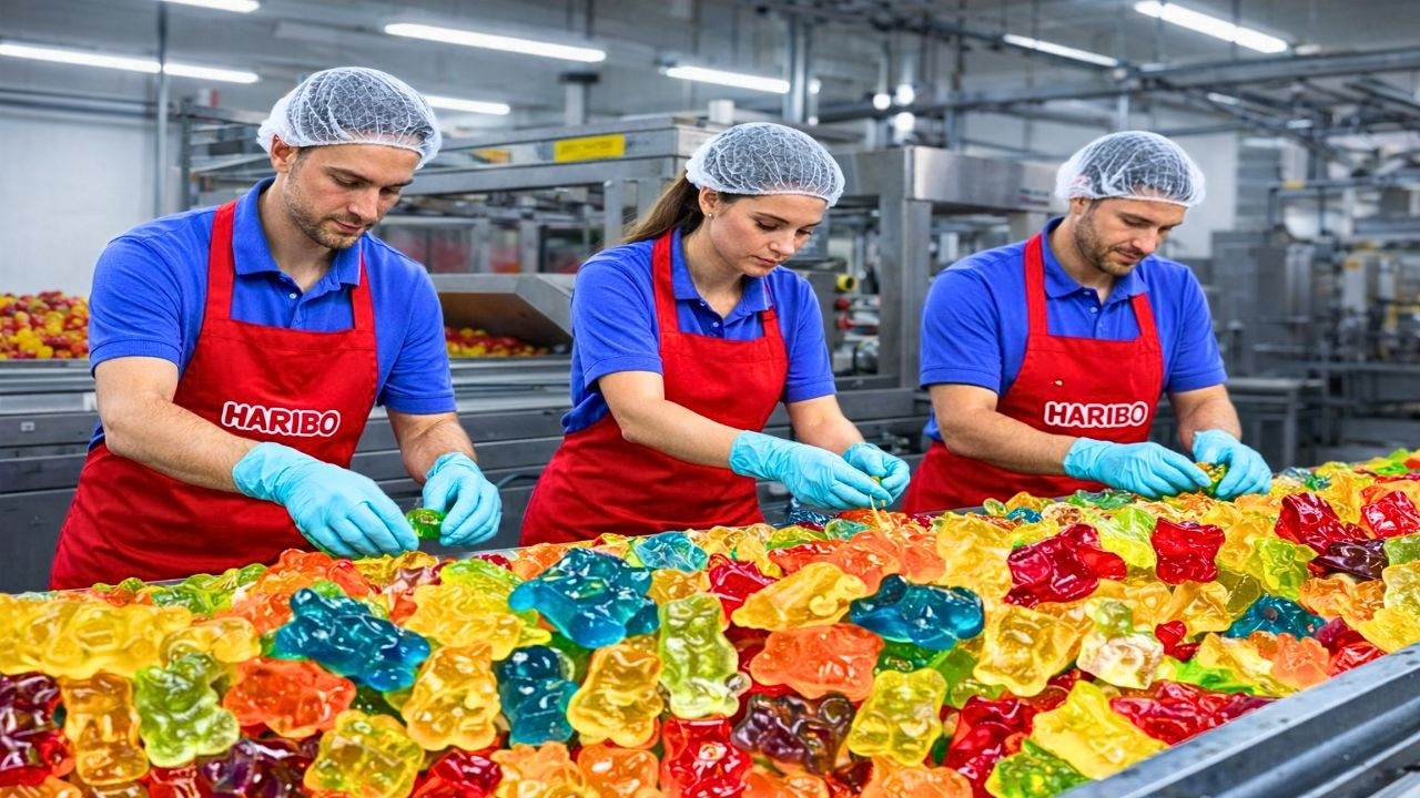 C&oacute;mo se HACEN las GOMITAS as&iacute; se producen 100 MILLONES de OSITOS al d&iacute;a