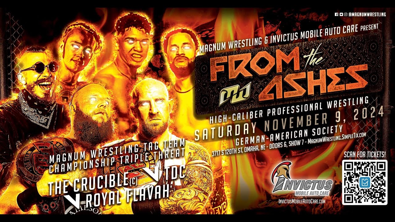 FREE MATCH - 11.09.24 | Magnum Tag Team Tornado | Crucible (c) v Those Damn Coyotes v Royal Flavuh