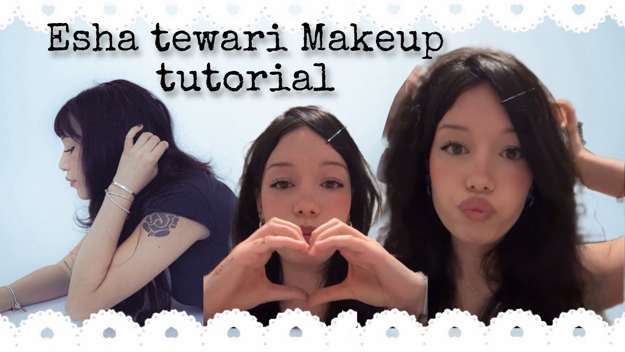 Esha Tewari Makeup tutorial Live