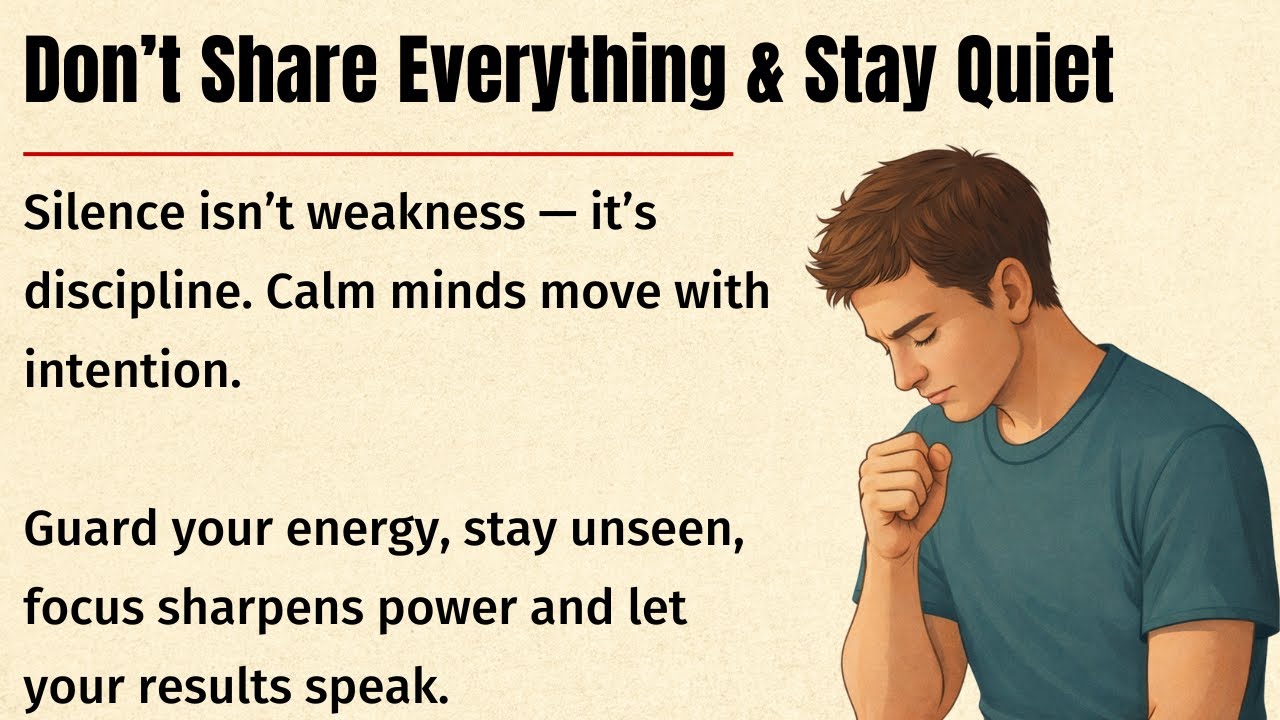 Why Silence Makes You Stronger | English Listening Story ✅