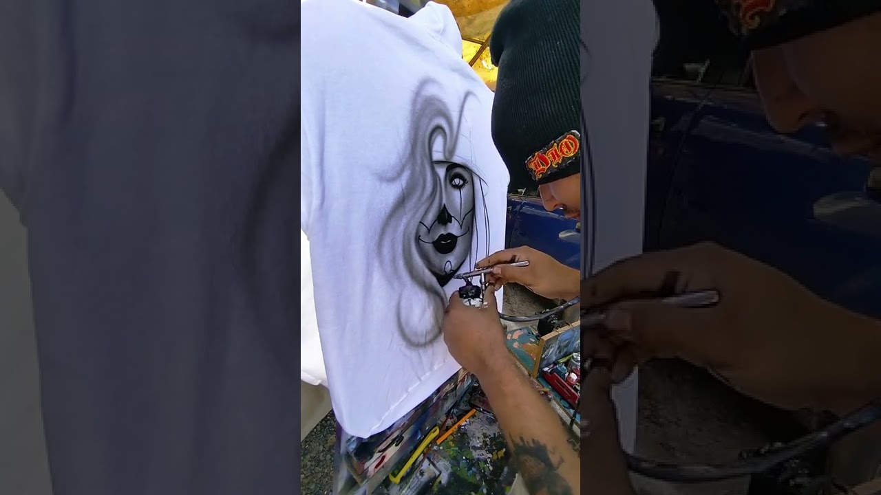 Aerografia sobre playera #2