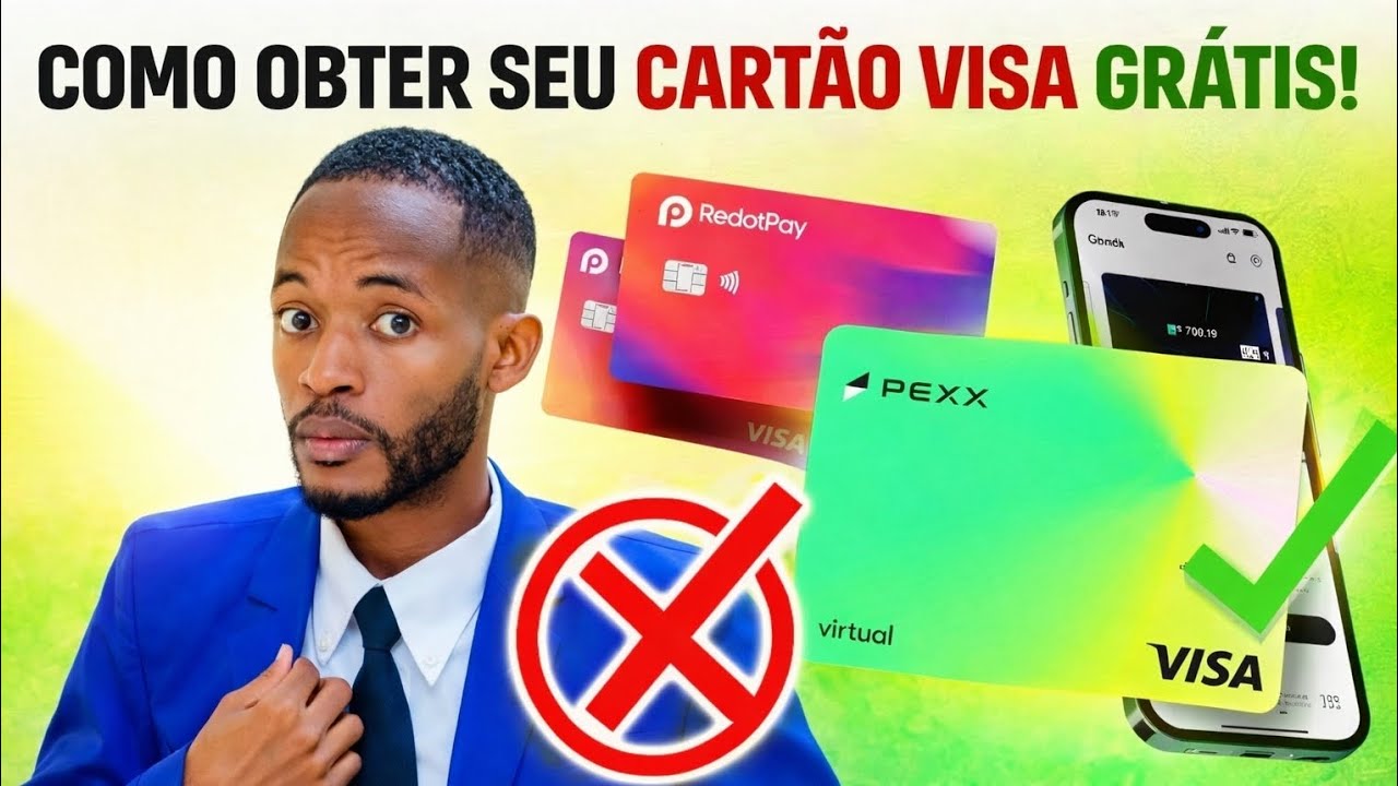 A PEXX disponibiliza CARTÃO VISA GRÁTIS |É O FIM DA REDOTPAY EM 2026