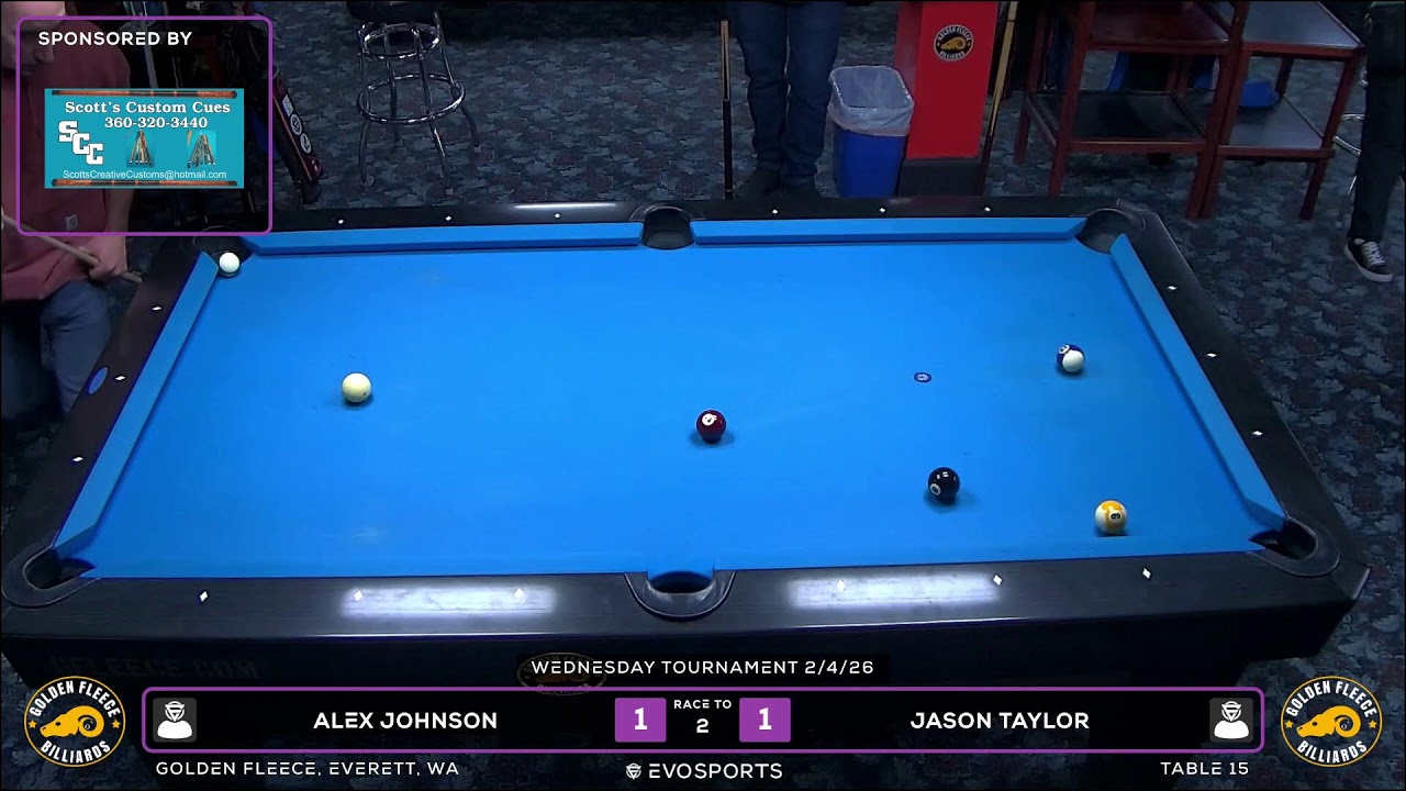 ALEX JOHNSON vs JASON TAYLOR - GOLDEN FLEECE - TABLE 15 | EvoSports