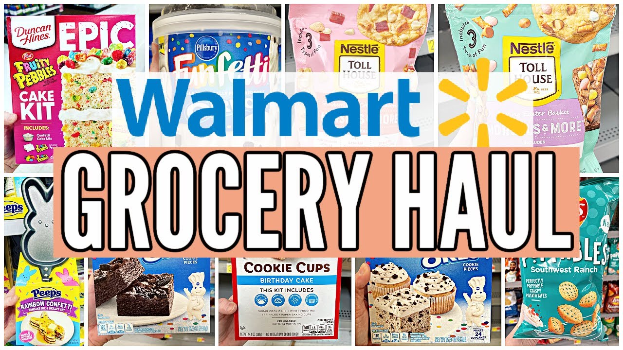 HUGE WALMART GROCERY HAUL // WALMART GROCERY SHOP WITH ME // NEW AT WALMART FINDS 2021