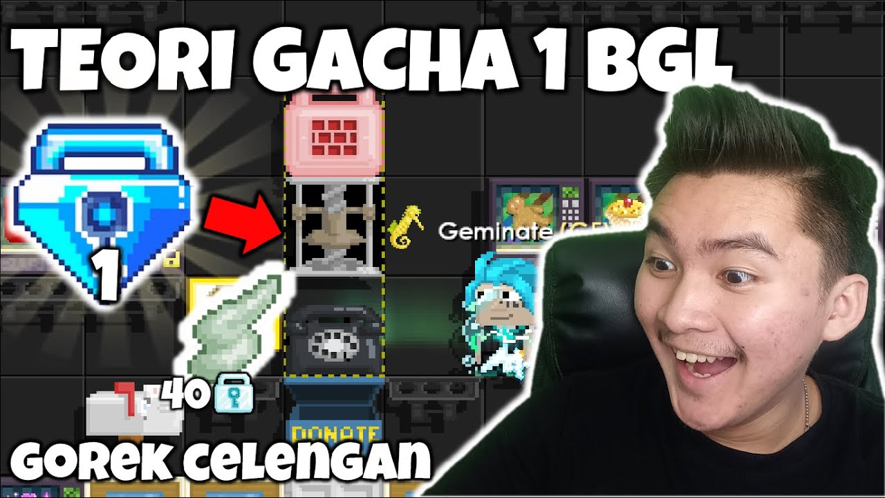 Gacha Teori 1 BGL!! Katanya Bisa Jadi Sultan! Growtopia Gacha 2023