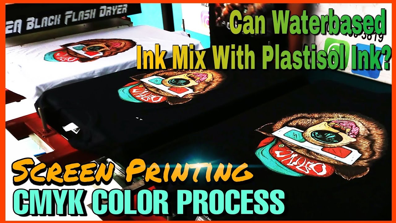 [SCREEN PRINTING] CMYK COLOR PROCESS - BEAR | 