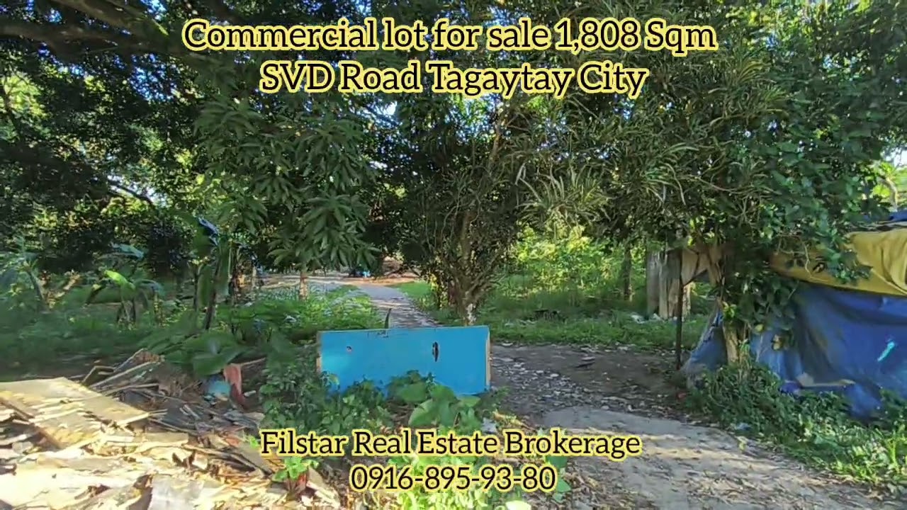 Commercial lot for sale in SVD Road Tagaytay City 1,808 sqm