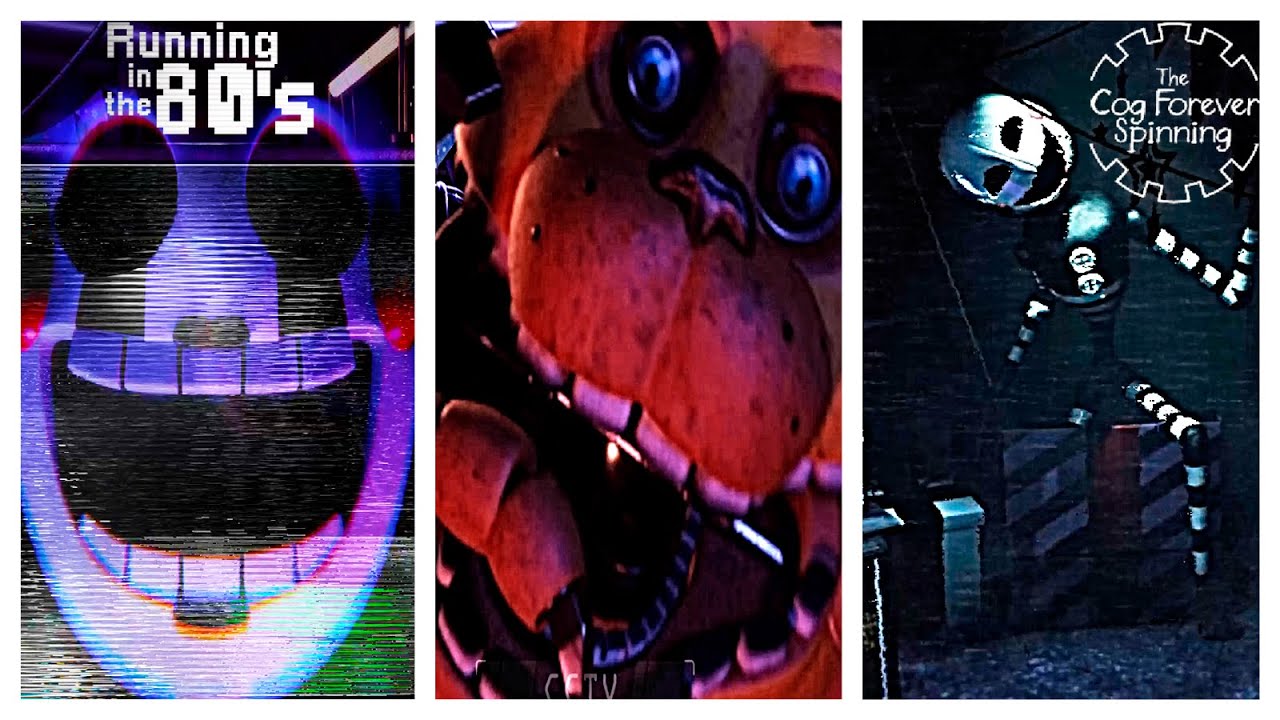 FNAF Running in The 80's & The Cog Forever Spinning & Automation Re-animation Full Walkthrough
