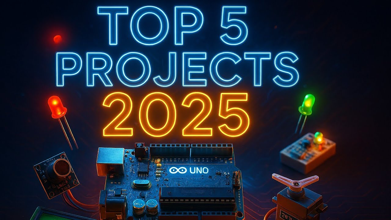 5 Best Arduino Projects 2025 | Easy & Fun DIY Electronics Ideas