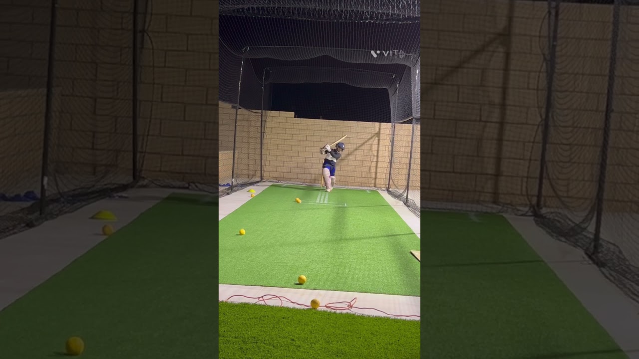Vihaan played some good shots on mar-04-2025 practice session.