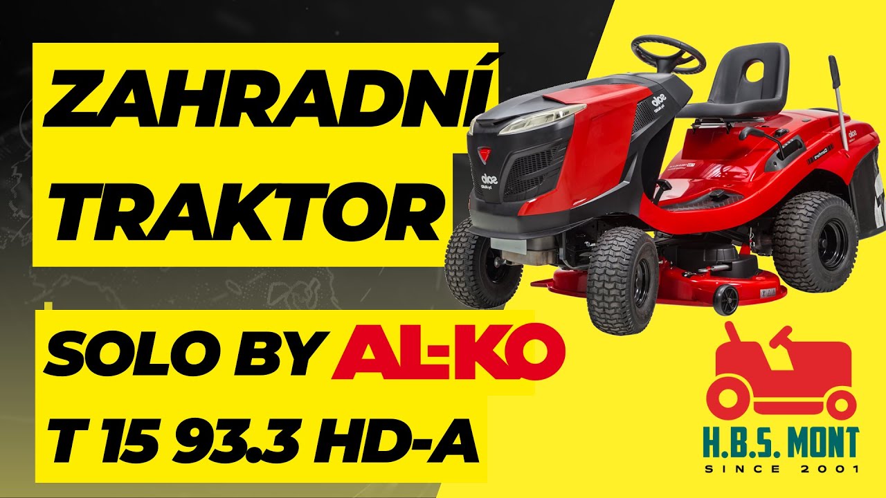 Zahradní traktor Solo by AL-KO T 15 93.3 HD-A | HBS mont