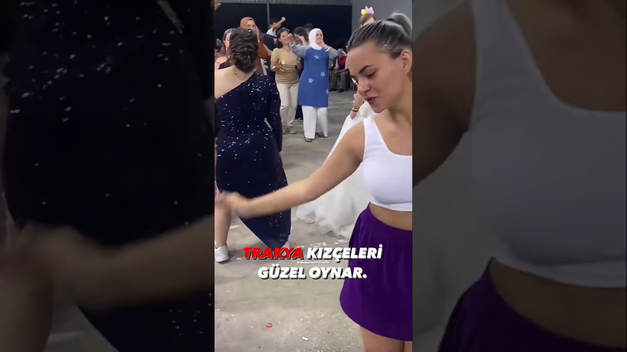 &Ccedil;ıtır Taş Gibi Etekli Trakya Kız&ccedil;eleri G&uuml;zel Oynar #romanlar #romanhavasi #trakya #tekirdağ #edirne