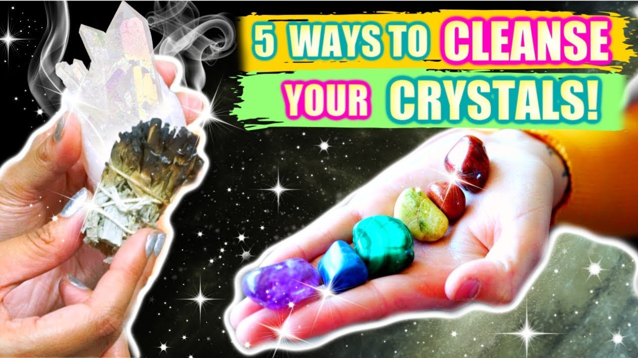 5 WAYS TO CLEANSE YOUR CRYSTALS!