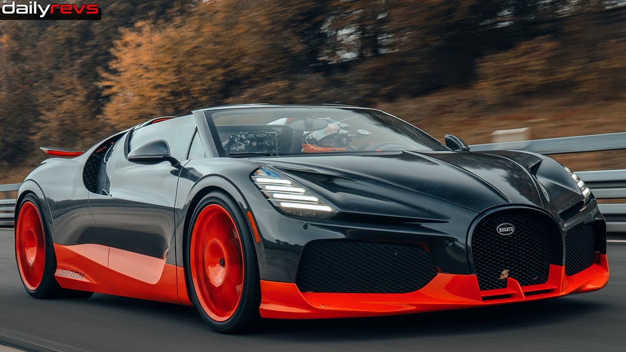 BUGATTI W16 MISTRAL Sets New Top-Speed World Record For Open-Top car !