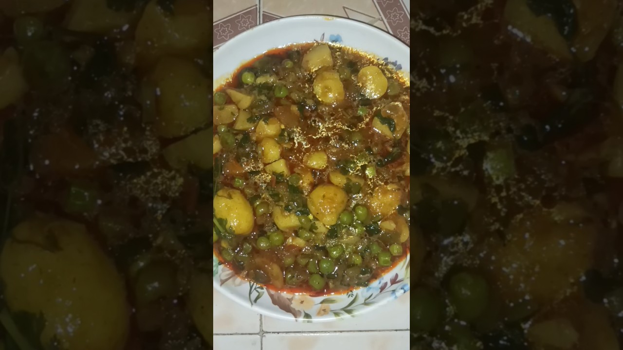 Aloo matar ki recipe 