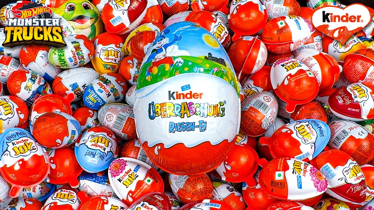 🤯 167 Surprise Eggs & Kinder Joy! Satisfying ASMR! Giant Kinder Surprise Unboxing!