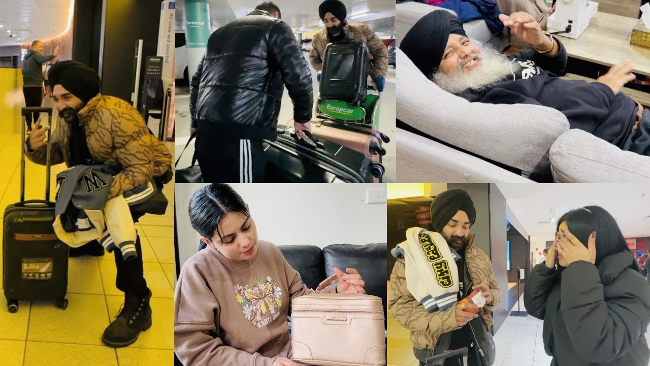 SURPRISE VISIT TO INDIA AFTER 4 YEARS | BRIDAL KIT | DAD SPOILED SURPRISE | INDER & KIRAT