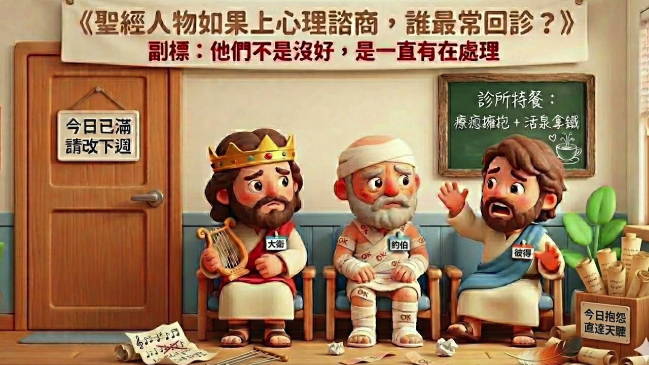 🛋️《聖經人物如果上心理諮商，誰最常回診？》