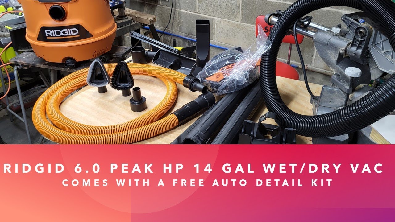 RIDGID 14 gal wet dry vac M#HD1401 