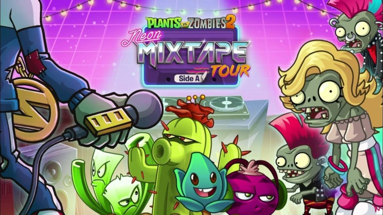 Plants vs Zombies™ 2 ТУСИМ НА НЕОНОВОМ ПАТИ  (5-10 УРОВЕНЬ)