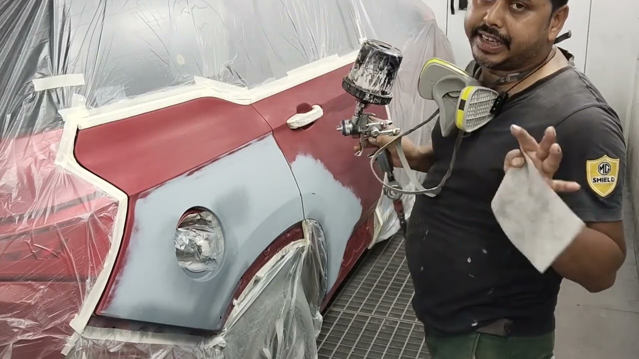 car putty standing porcess #