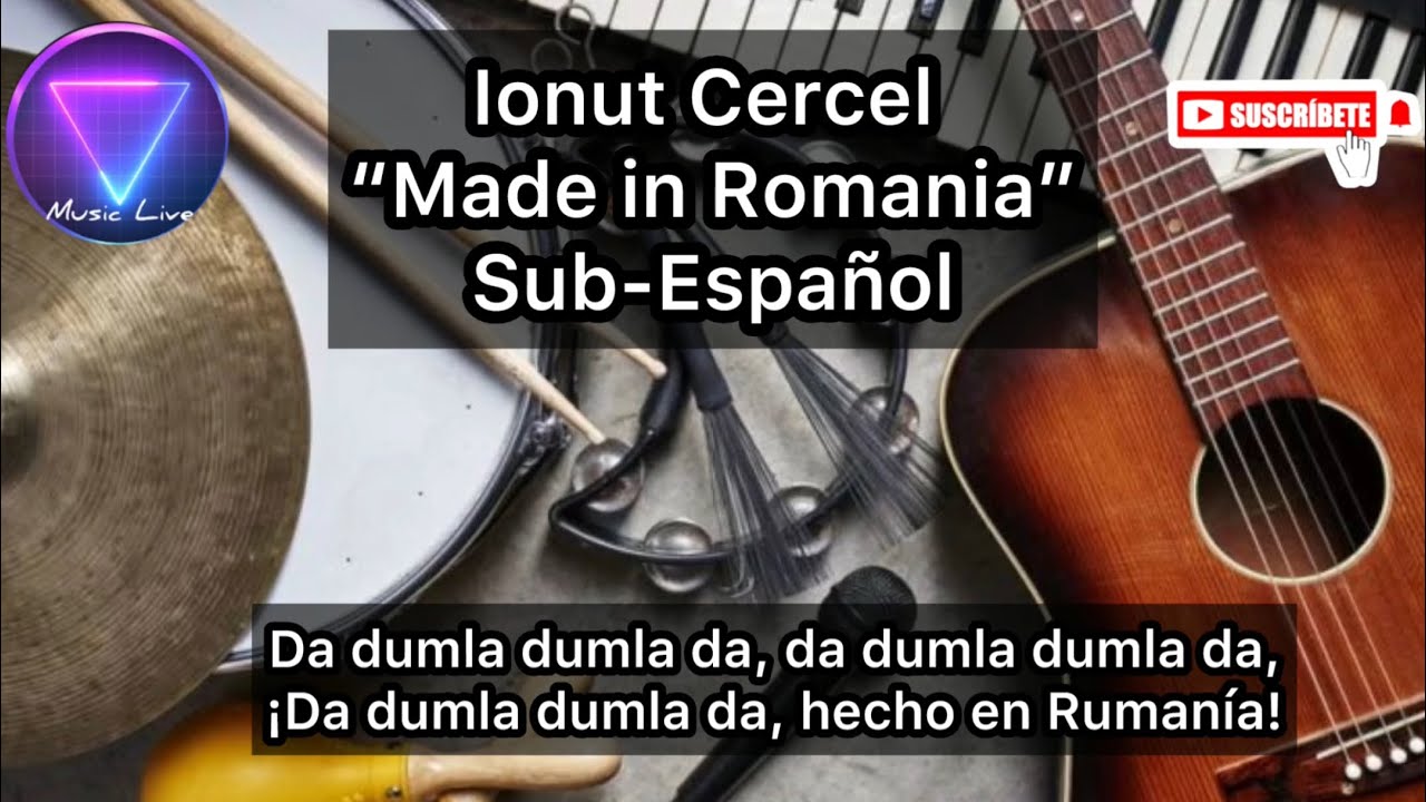 Ionut Cercel - Made in Romania Subtitulado en Español | Letra-Lyrics