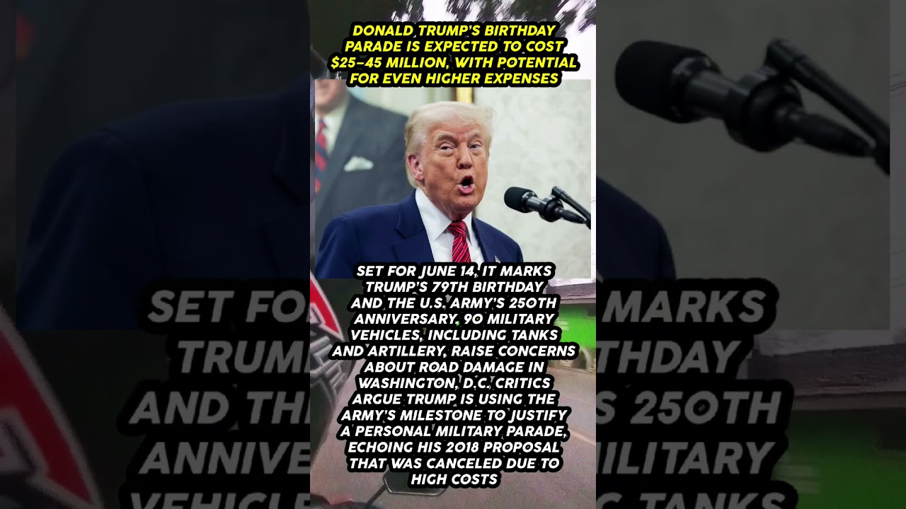 Trump&rsquo;s Birthday Parade to Cost Eyewatering Amount&mdash;and Could Get Worse