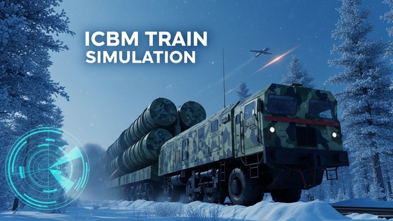 🚀 How Russia Launches an ICBM from a Nuclear Train vs USA Recon | Battle Simulation